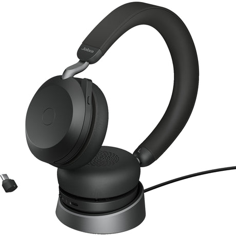 Jabra evolve2 75 On-Ear Headset (schwaarz, Link380c, Microsoft Teams)