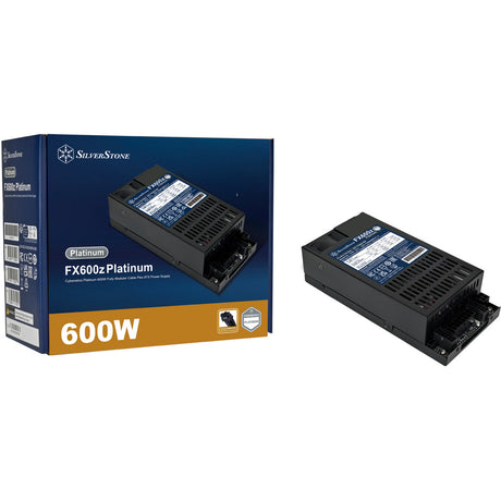 Silverstone fx600z Platinum Modular 600 Watt Power Supply (Black, 1x 12v-2x6, 2x PCIe)