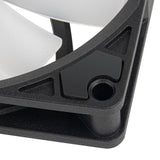 Silverstone air slimer 90 argb fallfläkt (svart, 92 x 92 x 15 mm, pwm)