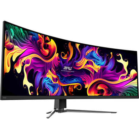 Msi mpg 491cqp qd-oled 49 curved ultrawide gaming monitor (black, 2x hdmi, displayport, 2x usb-a, usb-b, usb-c, 144 hz)