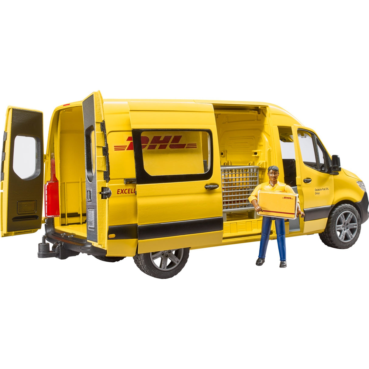 Bruder MB Sprinter DHL s ředitelem
