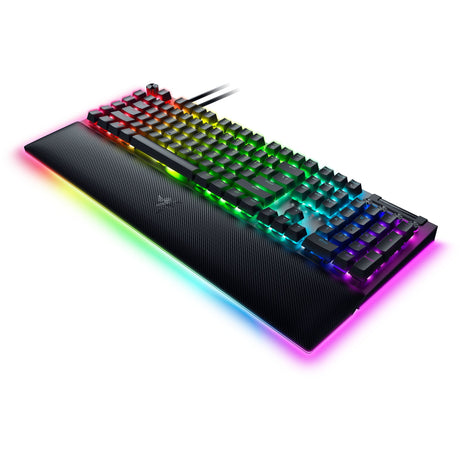 Razer blackwidow v4 pro rgb mekaniskt speltangentbord (svart, us-layout (qwerty), gul, 100%)