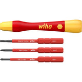 Wiha Fine Screwdriver Set PicoFinish SlimVario electric (Red Yellow, 4-piece with slimBits)