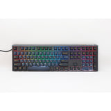 Ducky One 3 Pro, gaming keyboard (black, US layout, Cherry MX2A Speed Silver, RGB LED, double-shot PBT, Quack Mechanics, hot-swap)
