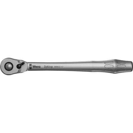 Wera 8100 SC 8 Zyklop Metal Switchable Ratchet Set, 1/2" Drive Tool Set (28-piece)
