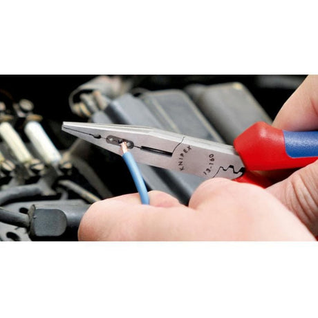 Káblové kliešte Knipex čierne atramentom s plastovým povrchom 160 mm - 1301160