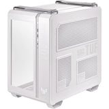 Asus tuf gaming gt502 Midi Tower Gehäuse (wäiss | 2x usb-a | 1x usb-c | temperéiert Glas)