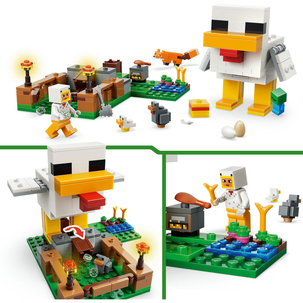 Lego minecraft 21585 kyllingfarm