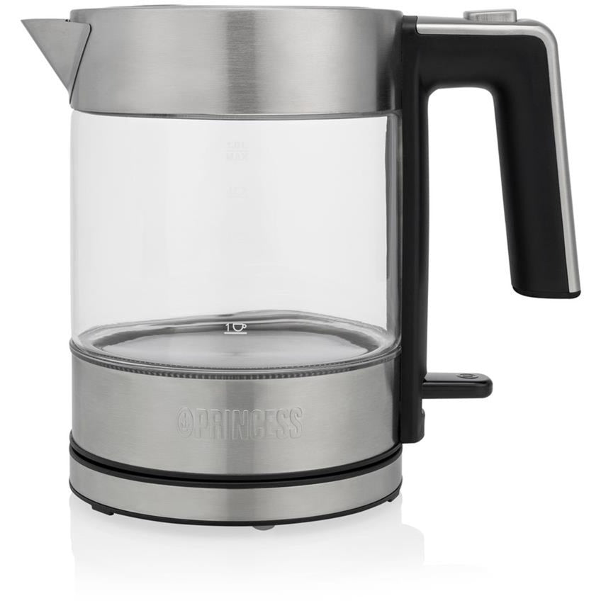 Princess 236040 Glas Kettel Brighton (transparent, 1 l)