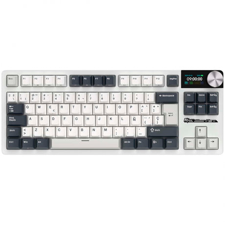 Royal Kludge S85 TKL Wireless Gaming Keyboard (US Layout, White Night, Cloud Switch, 80%, RGB, Hot Swap, 2.4 GHz USB-C Bluetooth)