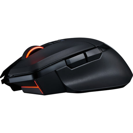 Powercolor alphyn am10 Wireless Gaming Maus (schwaarz rout, 100 - 26000 dpi, 8k, rgb, usb 2.4g Bluetooth 5.2)