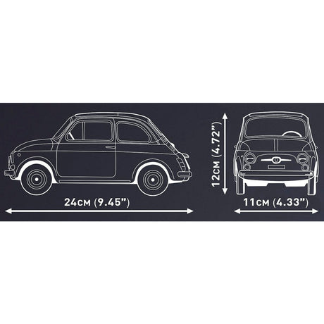 Cobi fiat 500 abarth - executive edition constructiespeelgoed (schaal 1:12)
