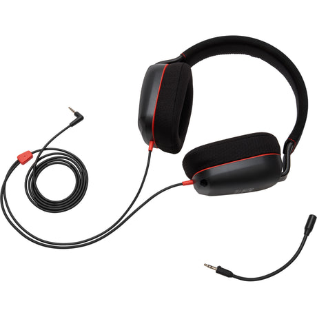 Káblové stereo slúchadlá Powera pre herné slúchadlá cez uši Nintendo Switch 2 (čierna červená, Nintendo Switch 2, Nintendo Switch – model OLED, Nintendo Switch, Nintendo Switch Lite)