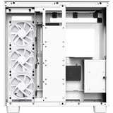 Nzxt H9 Elite Midi Tower Case (White | 2x USB-A | 1x USB-C | RGB | Tempered Glass)