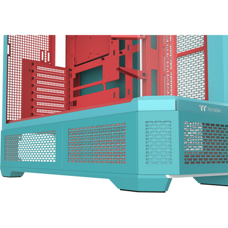 Thermaltake View 600 tg Minze Strawberry Big Tower Wunnengen (Minze Berry | 2x USB-A | 1x USB-C | Temperéiert Glas)