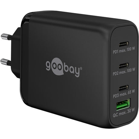 Goobay Chargeur rapide multiport USB-C PD (100 W) (Noir)
