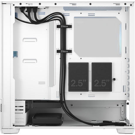 Fractal design pop air rgb midi tornhus (vit | 2x usb-a | rgb | härdat glas)