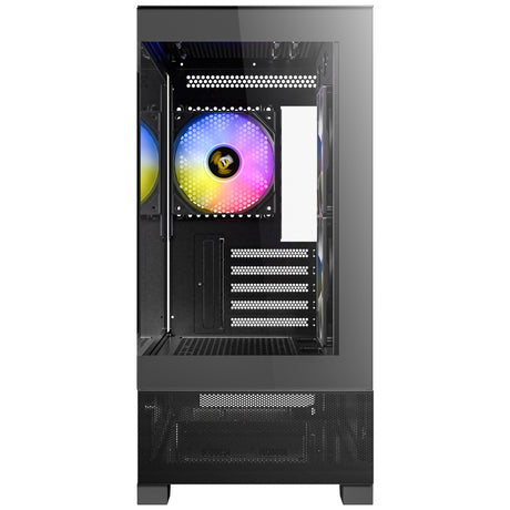 Antec CX500M RGB Mini Tower Case (Black | 3x USB-A | Tempered Glass)