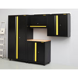 Stanley 2-door wardrobe RTA tool cabinet (black yellow)