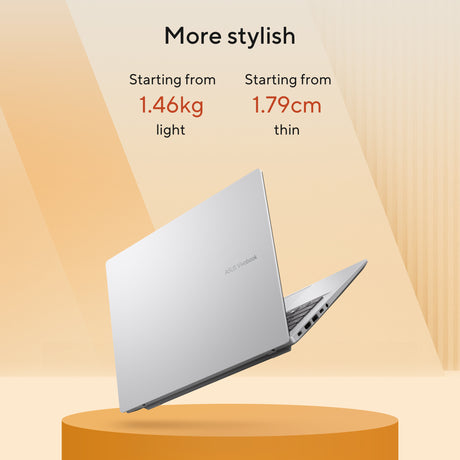 Asus vivobook 14 m1407ga-ly012w 14 copilot+ laptop (zilver | ryzen 7 445 | radeon 840m | 16 gb | 512 gd ssd)
