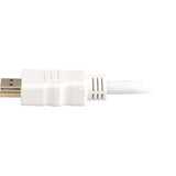 Sharkoon high-speed HDMI cable with Ethernet (white, 2 meters, 4k, gold-plated)