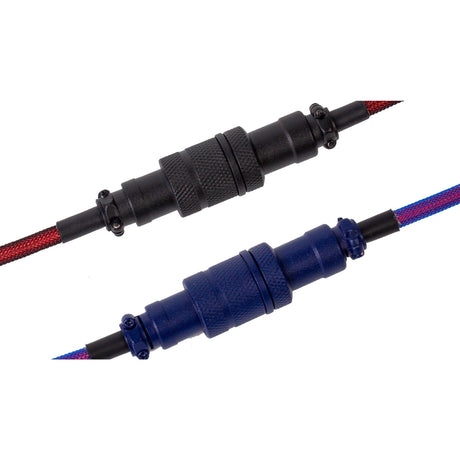 Keychron Premium opgerullt Aviatorkabel, Wénkelkabel (flieder, 1,08 Meter)