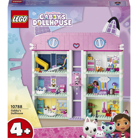 Lego Gabbys Puppenhaus, Gabbys Puppenhaus, Spielzeug, Spielzeug mit 4 Minifiguren und Zubehör für Kinder ab 4 Jahren – 10788