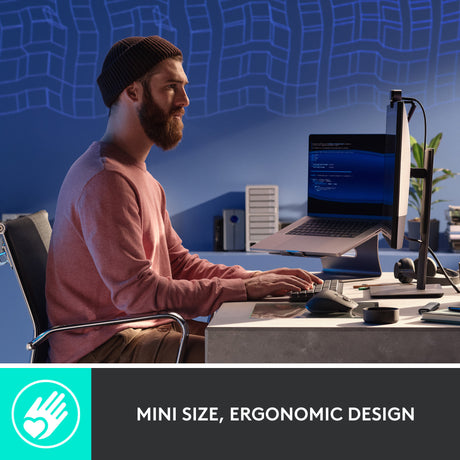 Logitech MX mechanesch Mini Tastatur (schwaarz, US-international Layout (QWERTY), GL taktil, 80% (TKL), Bluetooth)