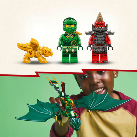 Lego 71829 Ninjago Lloyds grüner Walddrache | 2 Stk