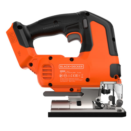 Black+Decker BCJS78N-XJ 18V Jigsaw (Black/Orange, battery and charger not included)