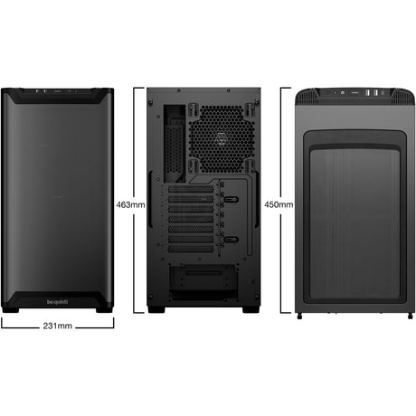 be quiet! Pure Base 500 FX Midi Tower Case (Black | 2x USB-A | 1x USB-C)
