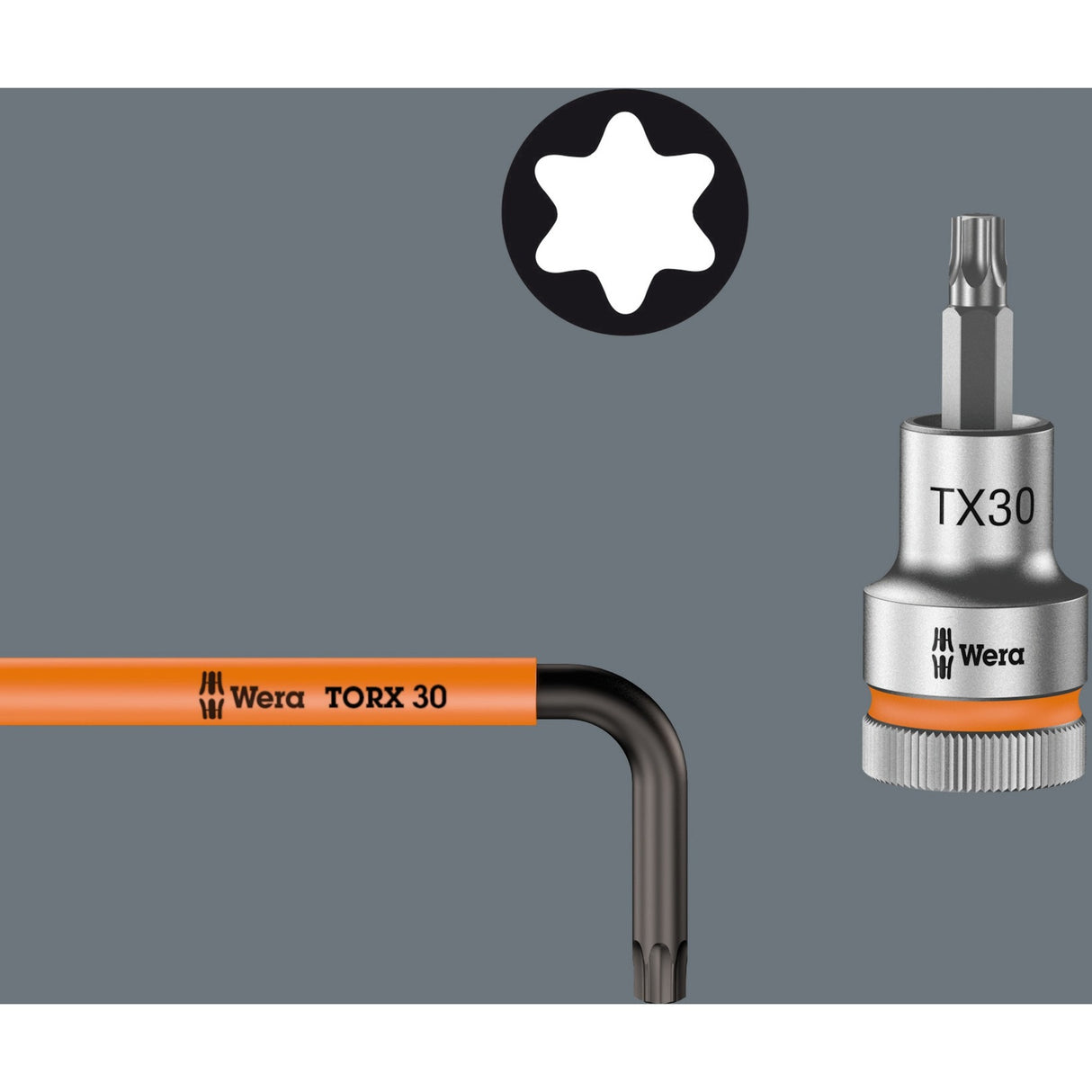 Wera 967 9 tx 9-piece hex key set - torx - t8-40