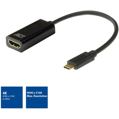 Konektivita USB-C na HDMI adaptér samica (čierna)
