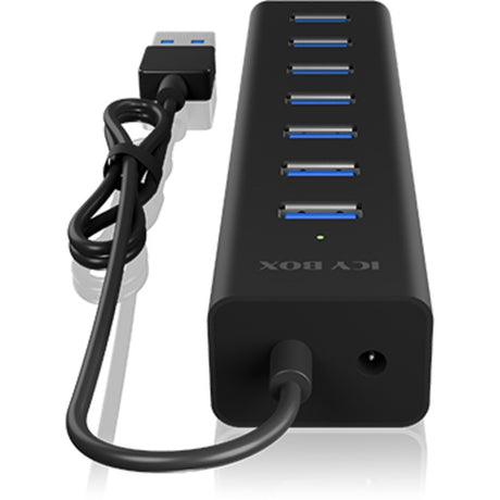 Hub USB Icy Box ib-hub1700-u3 (czarny)