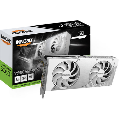 Inno3d n506t2-08d7x-193075w geforce rtx™ 5060 ti 8gb twin x2 oc fehér