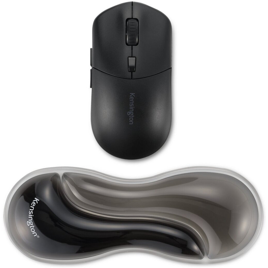 Kensington slim duo gel mouse trackball wrist rest wrist rest (gray black)