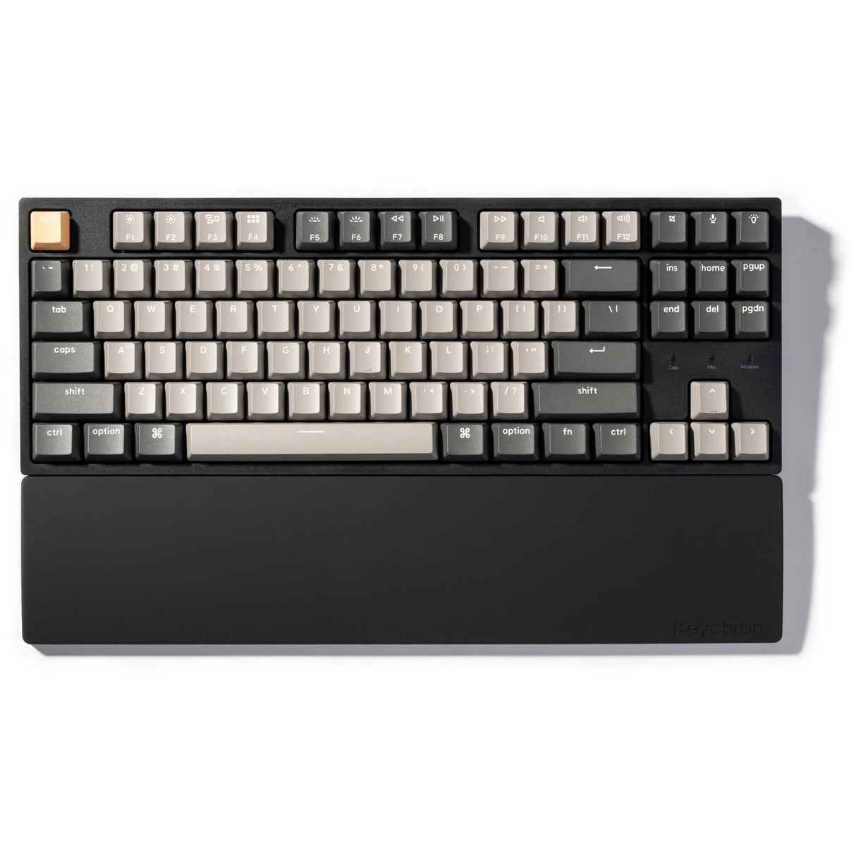 Keychron Silicone Palm Rest for K8 K8 Pro K8 Max C1 C1 Pro L4 Wrist Rest (Black)