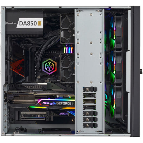 Silverstone rm44 Rack Gehäuse (schwaarz | 4u | USB Type-c | 2x 80mm Fall Fan abegraff)