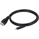 Club 3D Micro HDMI > HDMI 2.0 Kabel (schwaarz, 1 Meter, 4K 60Hz)