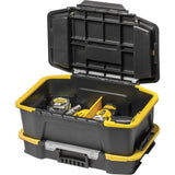 Stanley tool box click connect with organizer tool box (black yellow)