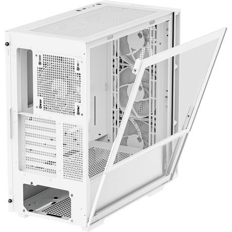 Deepcool CH560 Midi Tower Case (White | 1x USB-A | 1x USB-C | RGB | Tempered Glass)