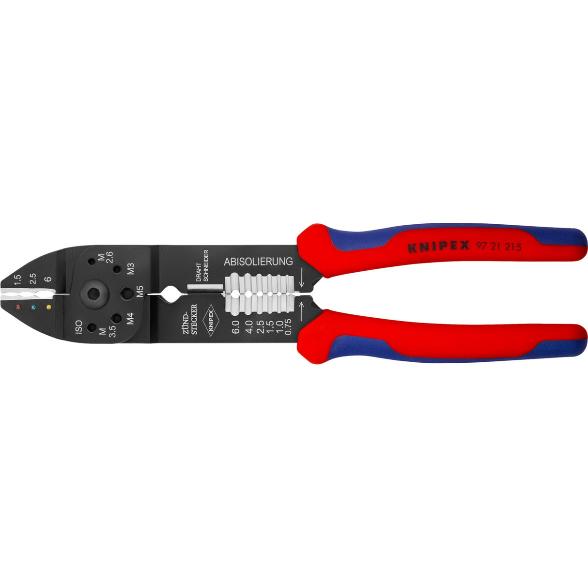 Knipex crimping pliers 9721215 (red blue)