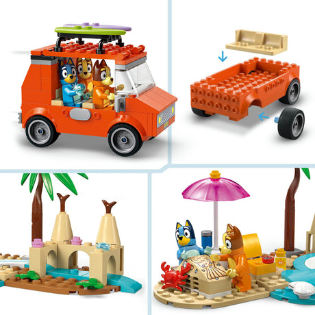 Lego Duplo 11202 Le trajet en voiture de Bluey jusqu'à la plage