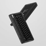Iqunix OG80 Dark Side Wireless Mechanical Keyboard, Gaming Keyboard (Black, US Layout, Cherry MX Blue, RGB LEDs, 80% (TKL), Hot-Swappable, PBT, 2.4GHz | Bluetooth 5.1 | USB-C)