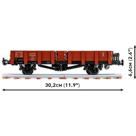Cobi güterwagen type ommr 32 linz constructiespeelgoed (schaal 1:35)
