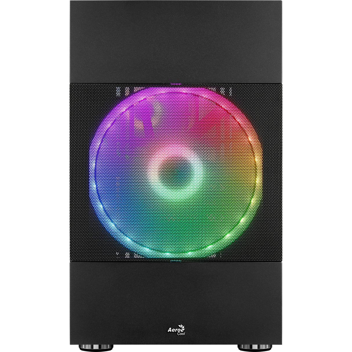 Aerocool Atomic V2 Mini Tower Case (Black | 2x USB-A | Window)