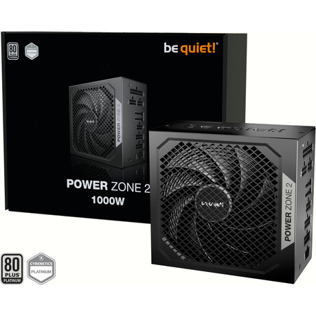 Roueg sinn! Power Zone 2 Modular 1000 Watt Energieversuergung (schwaarz, 1x 12v-2x6, 3x pcie)