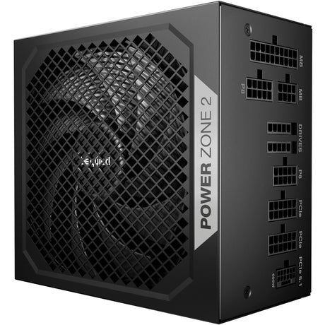 Roueg sinn! Power Zone 2 Modular 850 Watt Energieversuergung (schwaarz, 1x 12v-2x6, 3x pcie)