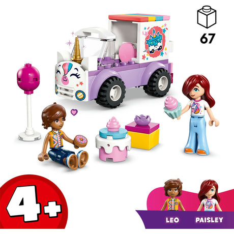 Auto na rozvoz dortu Lego friends 42675 jednorožec