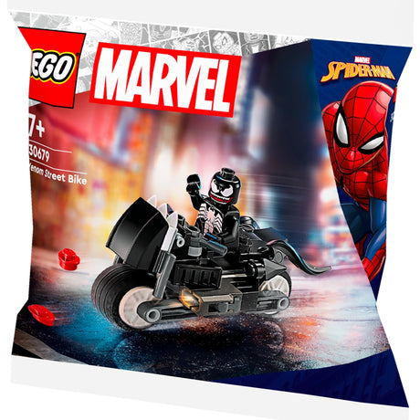 Lego Marvel - Venom Street Motorcycle Construction Toy (30679)